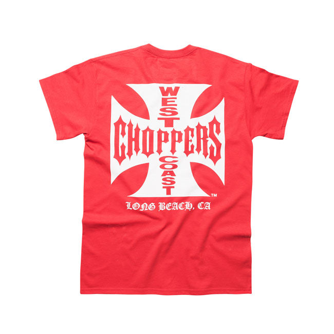 West Coast Choppers OG Classic T-Shirt Röd/Vit