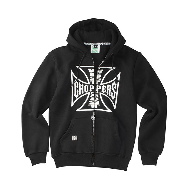 West Coast Choppers OG Logo Zip Hoodie Svart