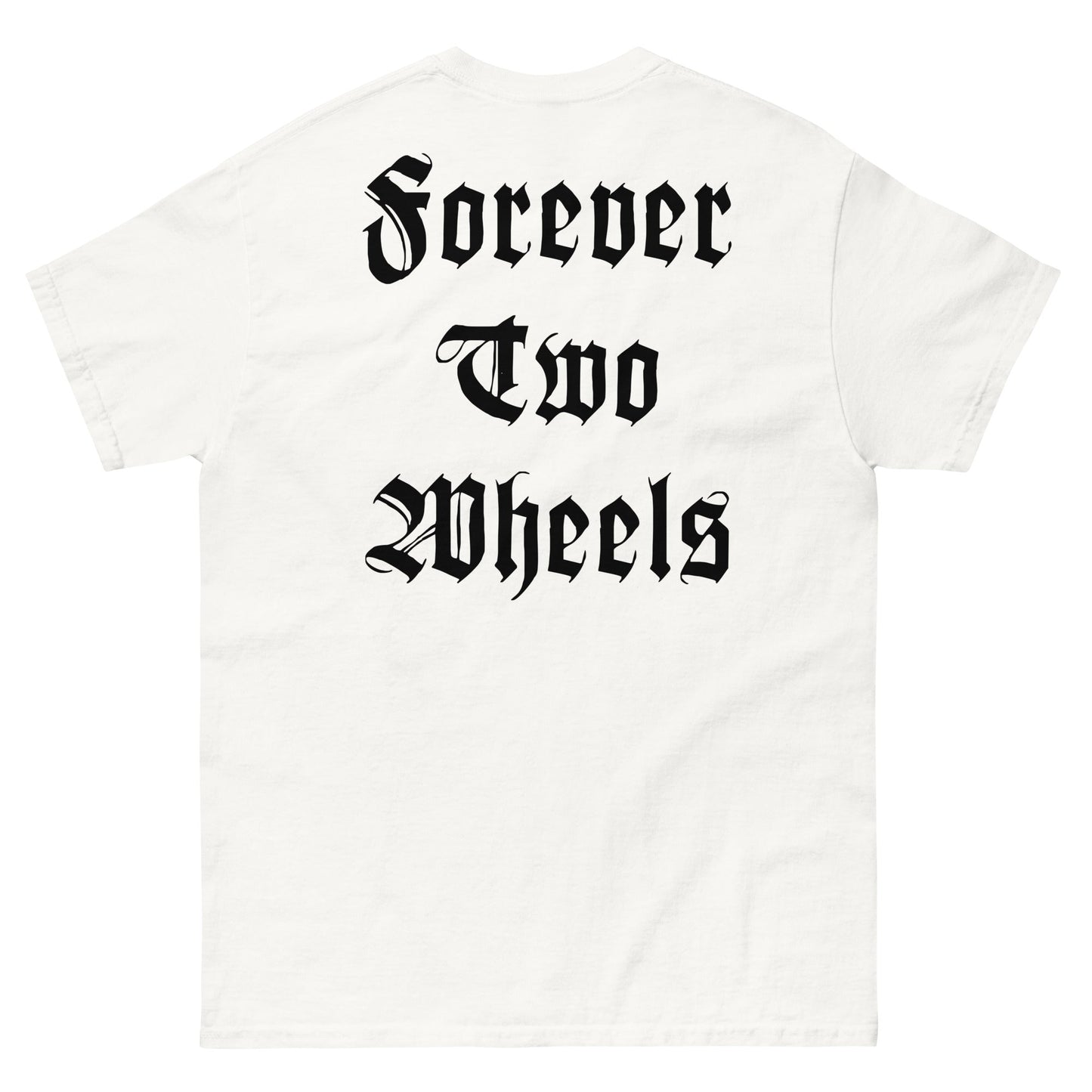 Forever Two Wheels T-Shirt Vit