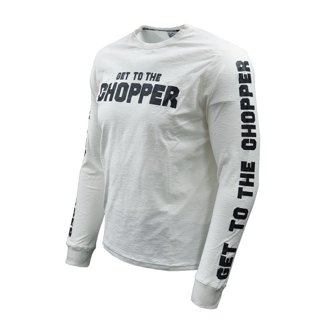 13 1/2 "GET TO THE CHOPPER" långärmad