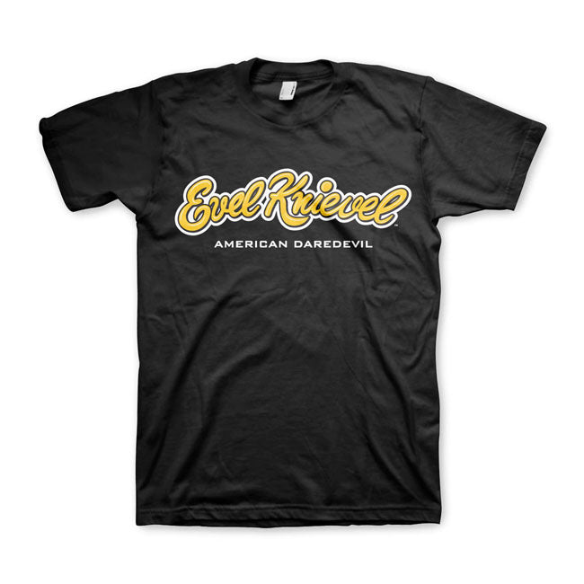 Evel Knievel Logo t-Shirt Svart