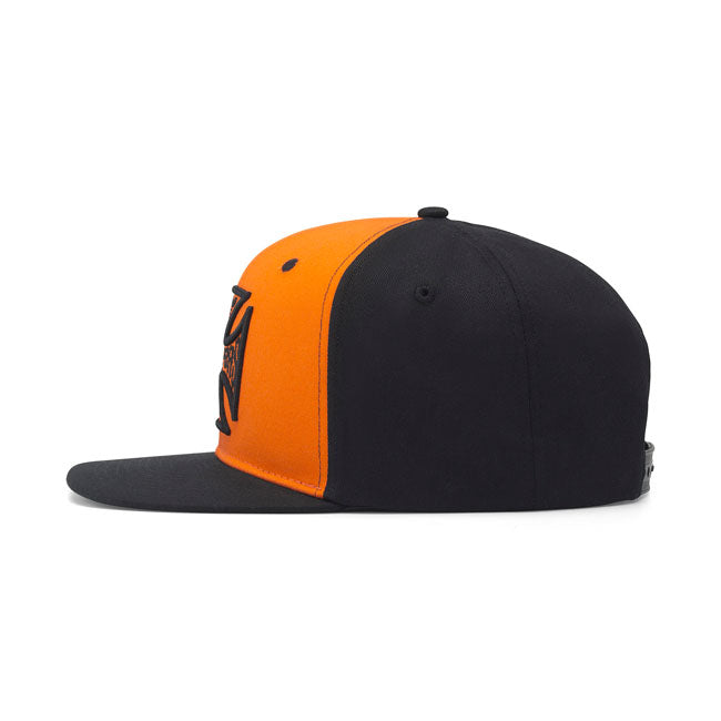 West Coast Choppers OG Flatbill Cap Orange/Svart