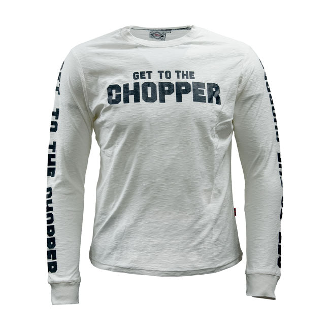 13 1/2 "GET TO THE CHOPPER" långärmad