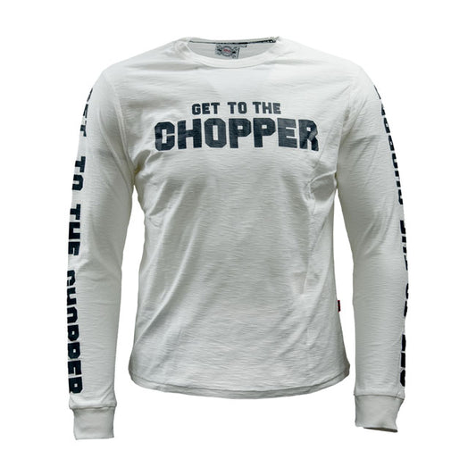 13 1/2 "GET TO THE CHOPPER" långärmad