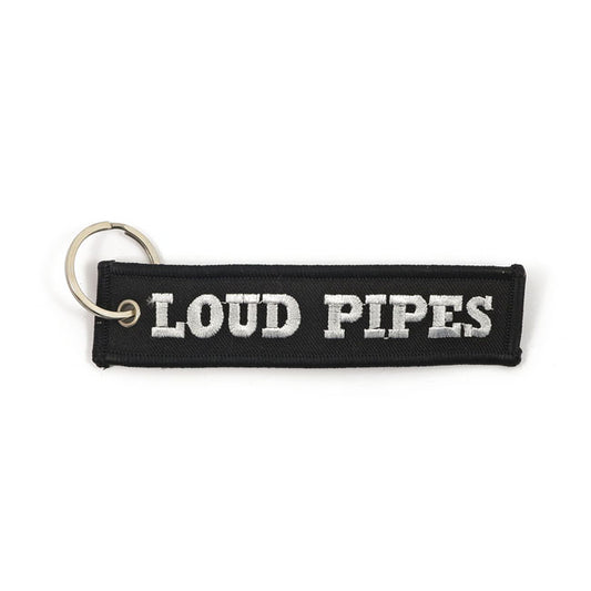 "Loud Pipes Saves Lives" Nyckelring