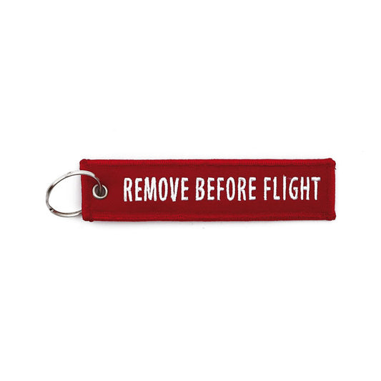 "Remove Before Flight" Nyckelring